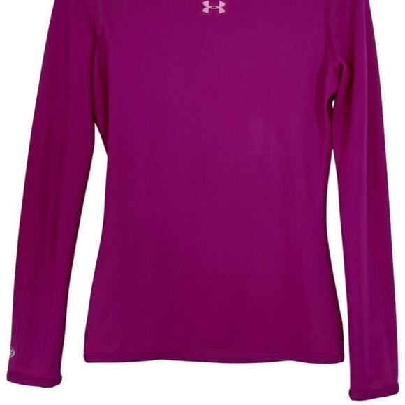 Under Armour AllSeasonGear StayCool Crew Neck Long Sleeve Shirt Size Small Pink - Picture 5 of 10